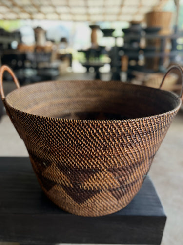 SUMATRA rattan basket with handles