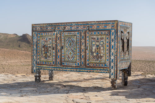 colorful Berber buffet